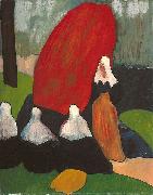 Emile Bernard Breton Women with Seaweed Germany oil painting artist